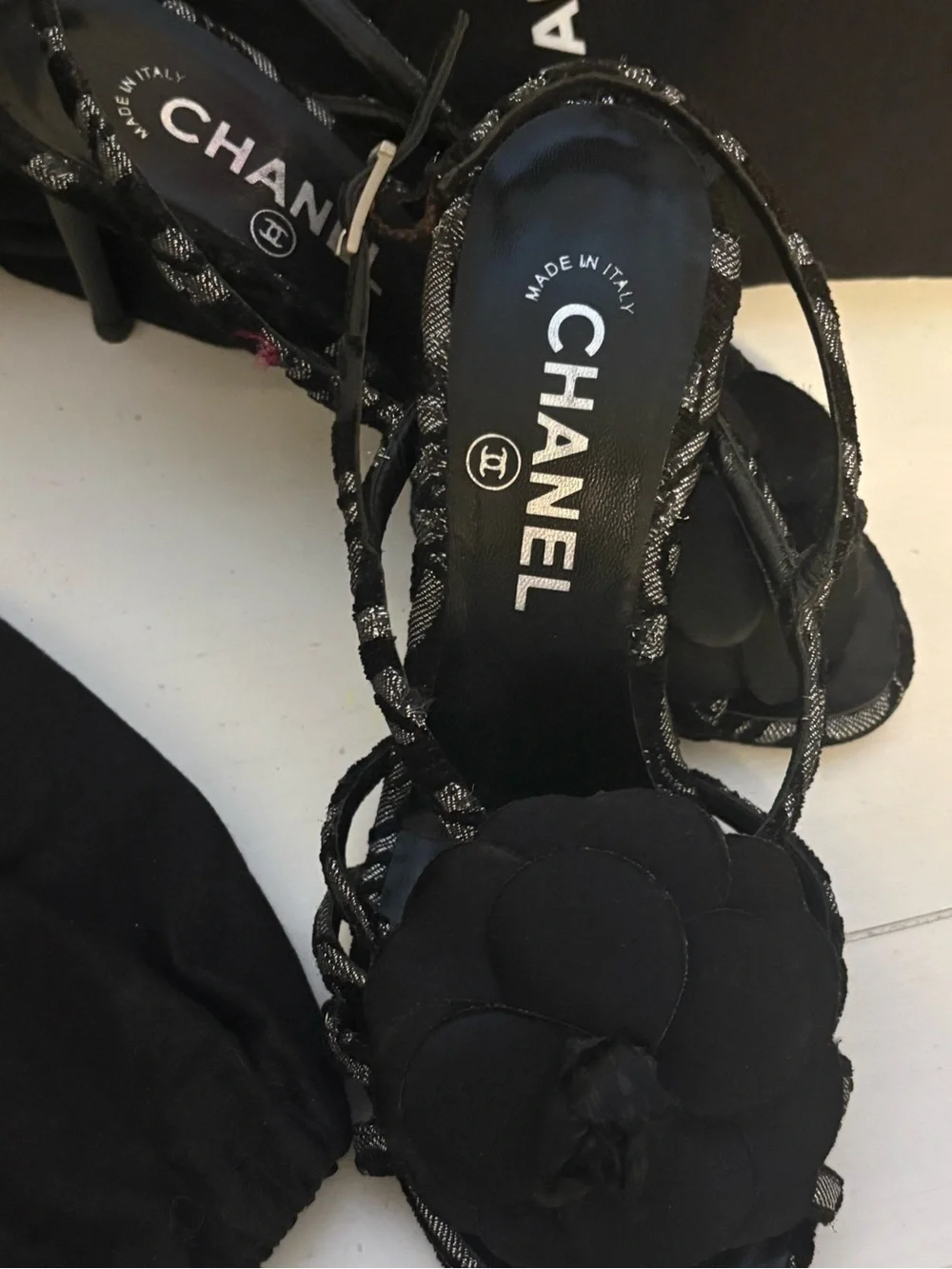 Authentic CHANEL kitten heels